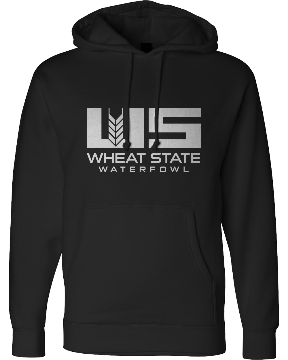 WS White Logo Hoodie - Black