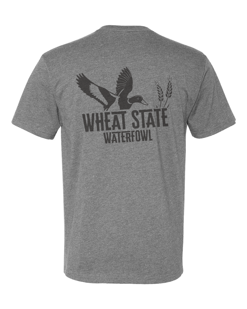 Duck Wheat Logo T-Shirt - Grey