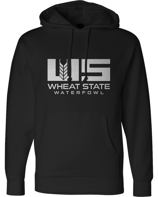 WS White Logo Hoodie - Black