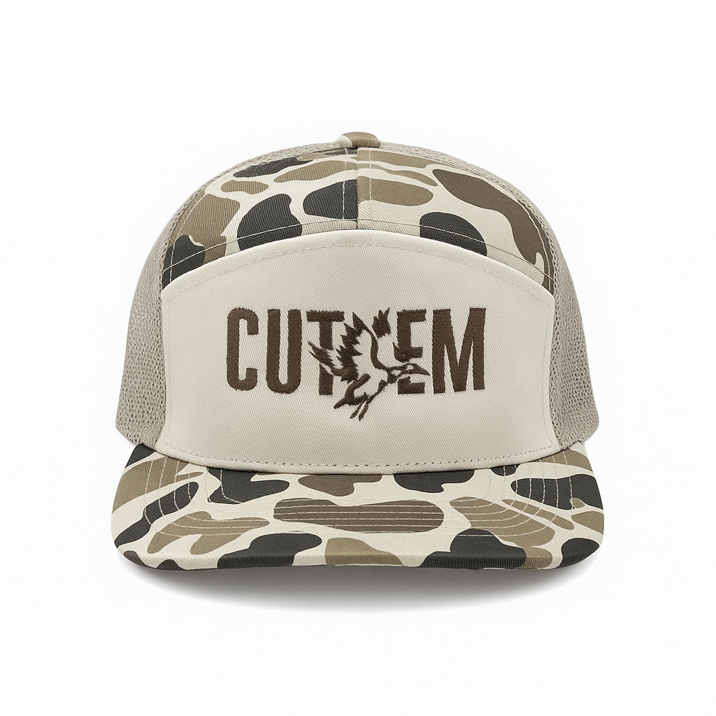 Cut 'Em Retro Duck Camo Hat