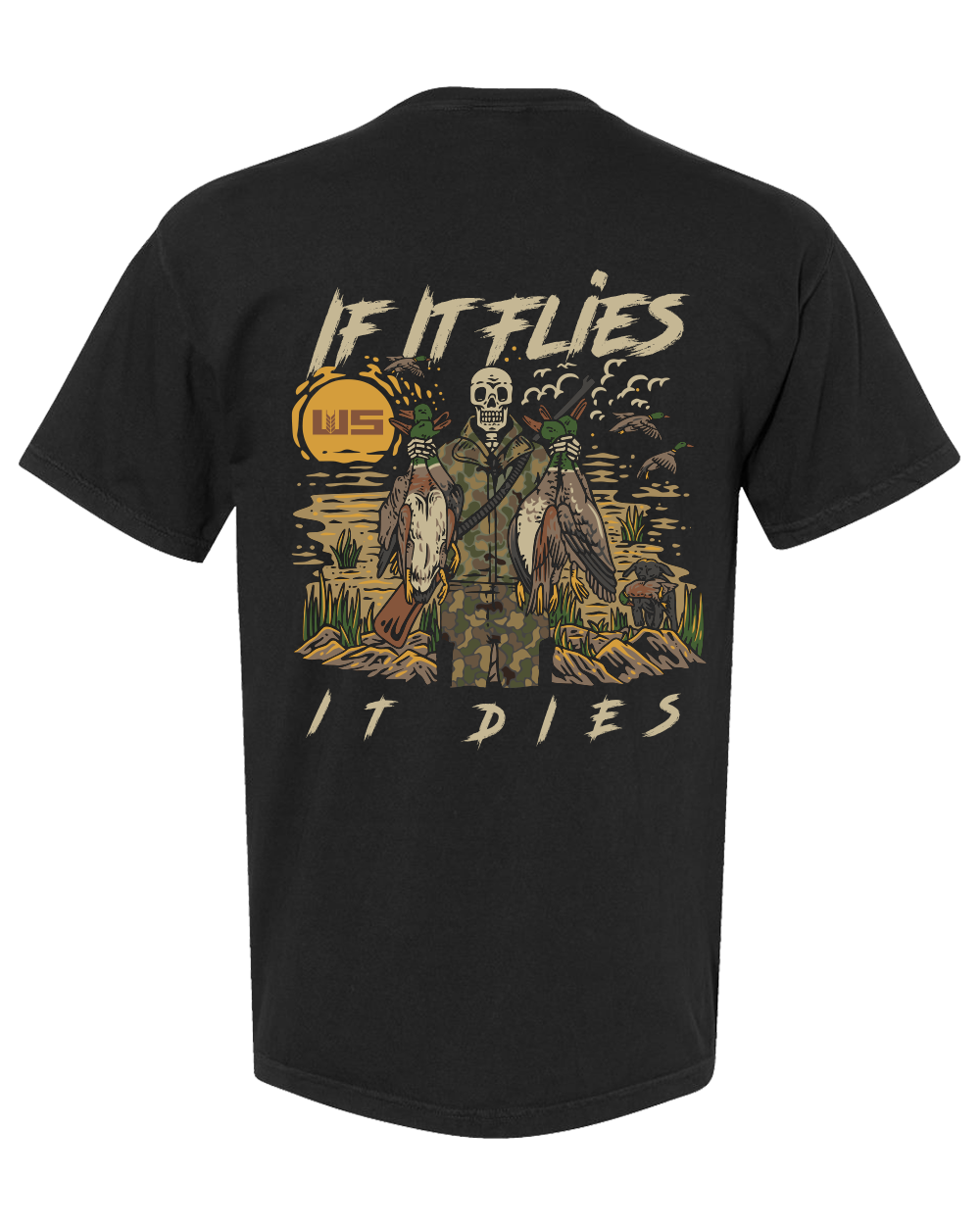 Skelton Pocket T-Shirt - Black
