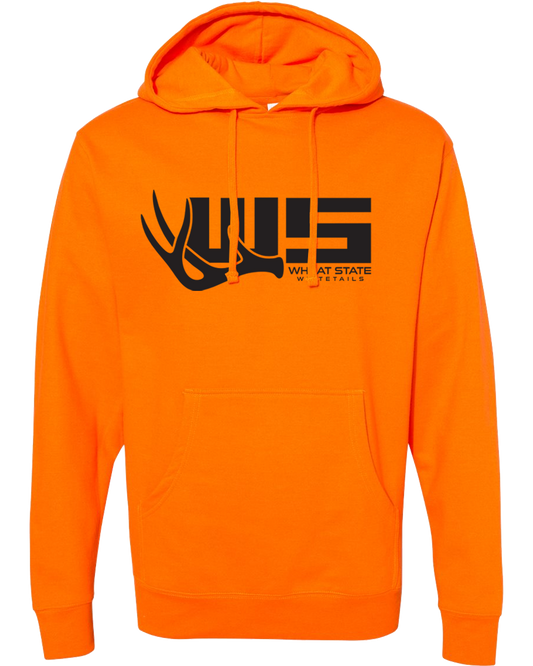 Whitetails Antler Hoodie - Blaze Orange